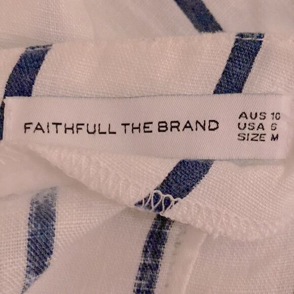 Faithfull the Brand Striped Linen Pants - Picture 5 of 7